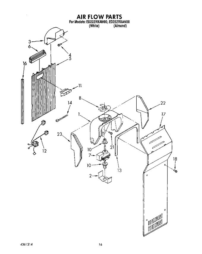 Diagram for ED22ZRXAW00