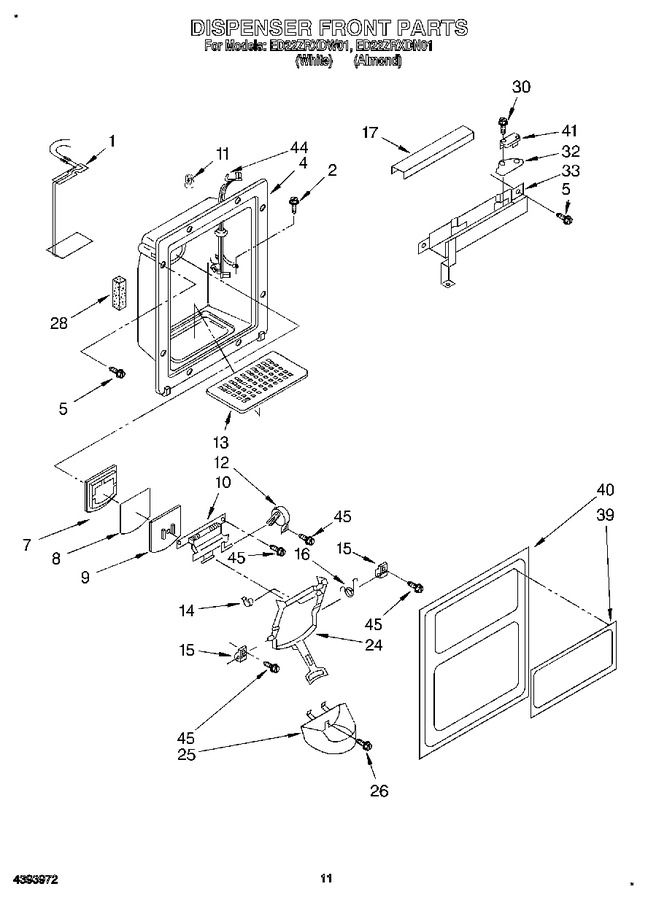 Diagram for ED22ZRXDW01