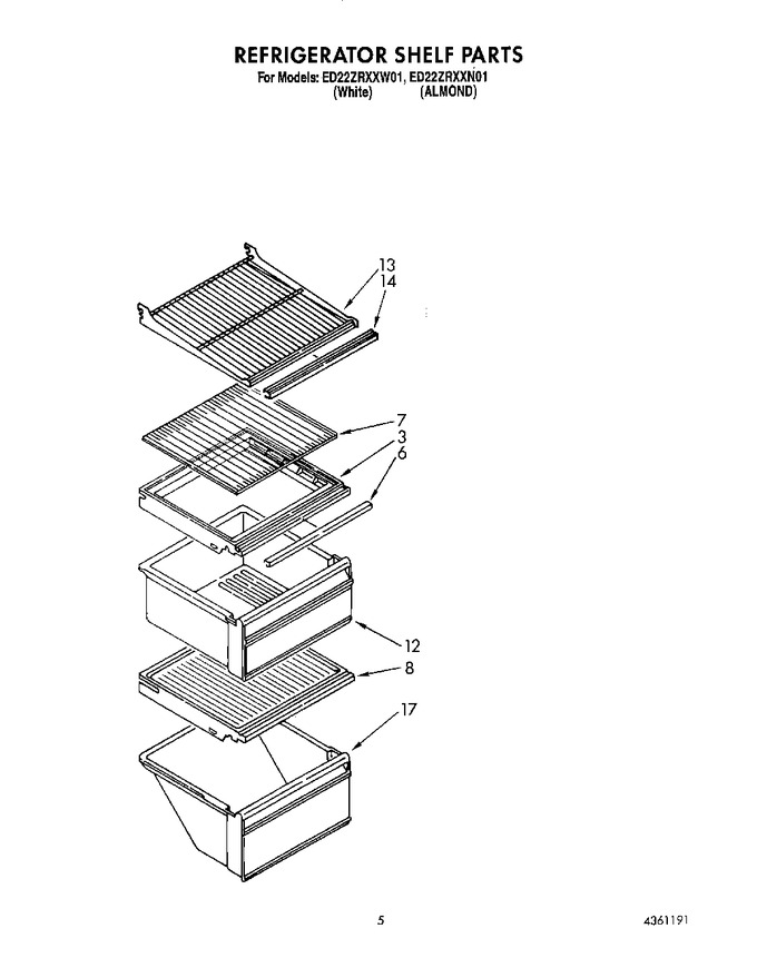 Diagram for ED22ZRXXW01