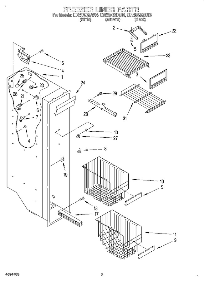 Diagram for ED25DQXDB06