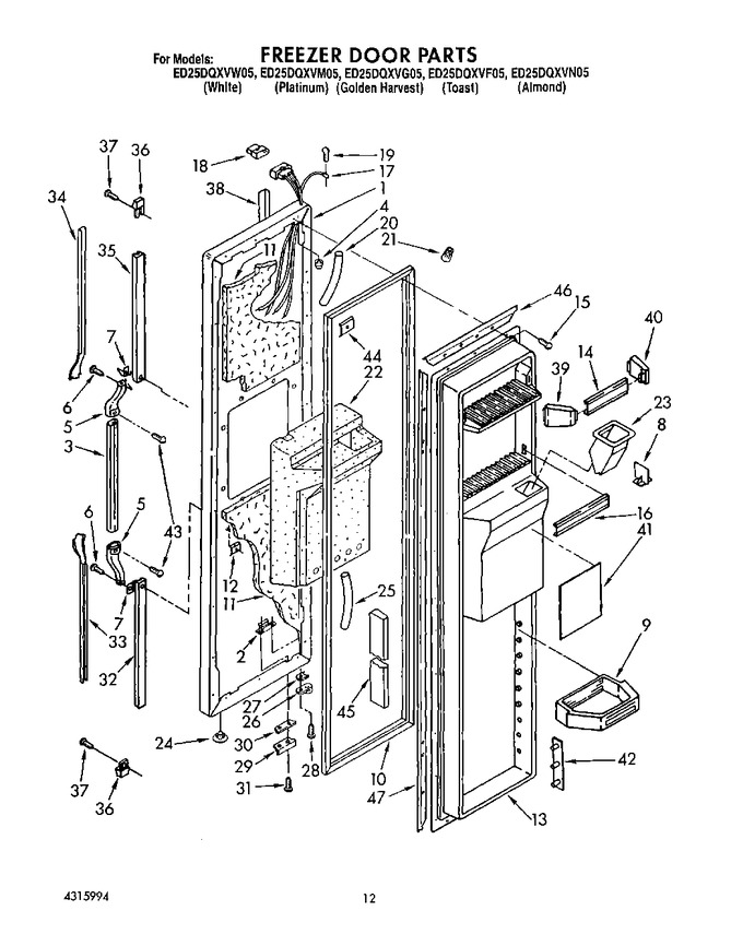 Diagram for ED25DQXVN05