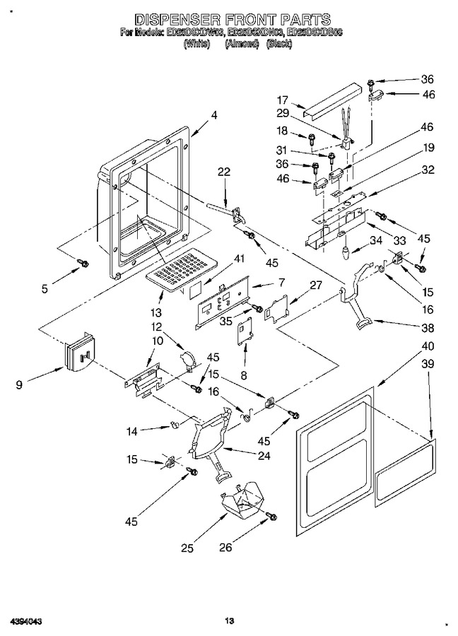 Diagram for ED25DSXDB03