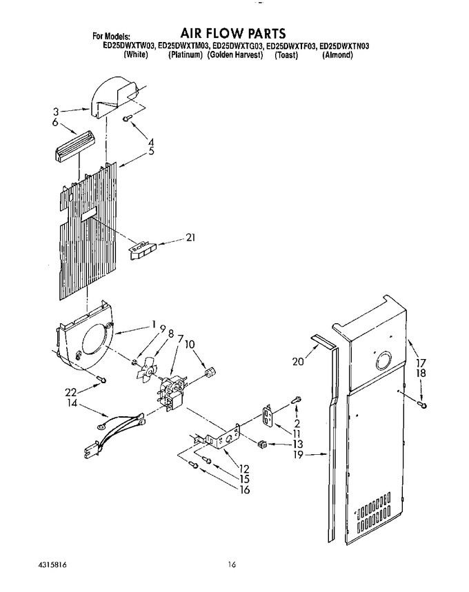 Diagram for ED25DWXTW03