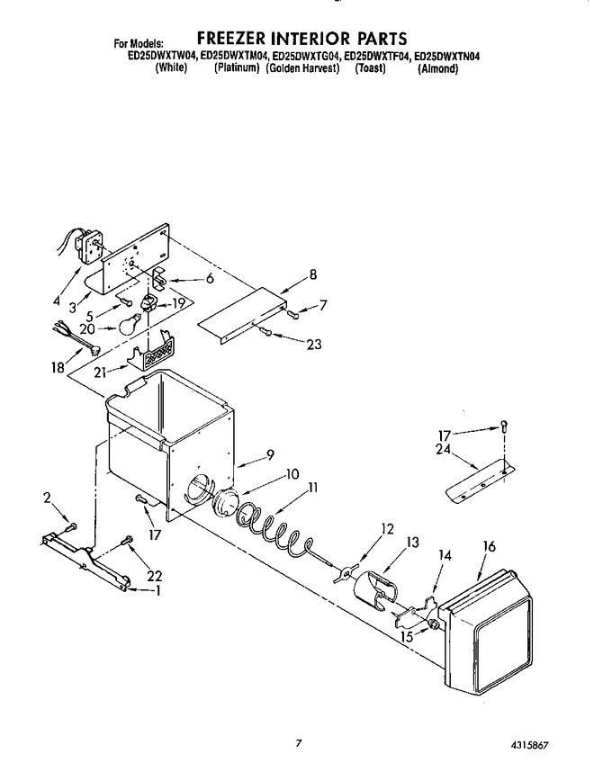 Diagram for ED25DWXTG04