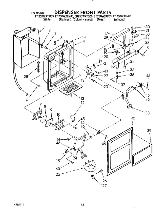 Diagram for ED25DWXTW05