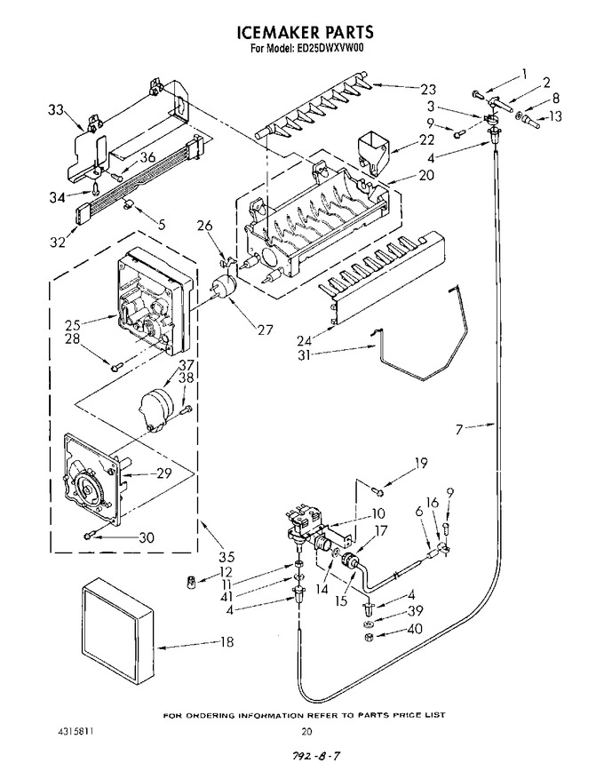 Diagram for ED25DWXVW00