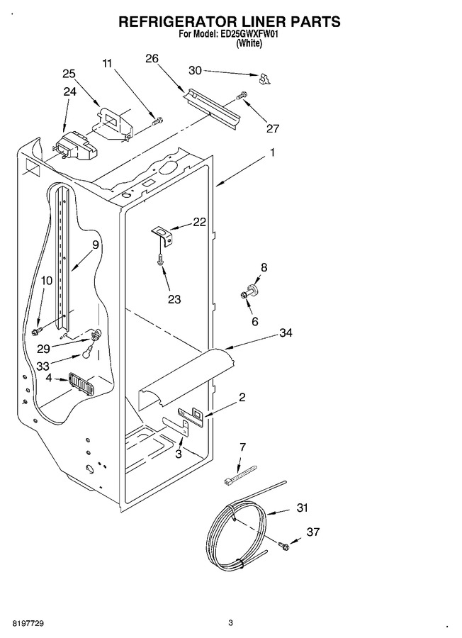 Diagram for ED25GWXFW01