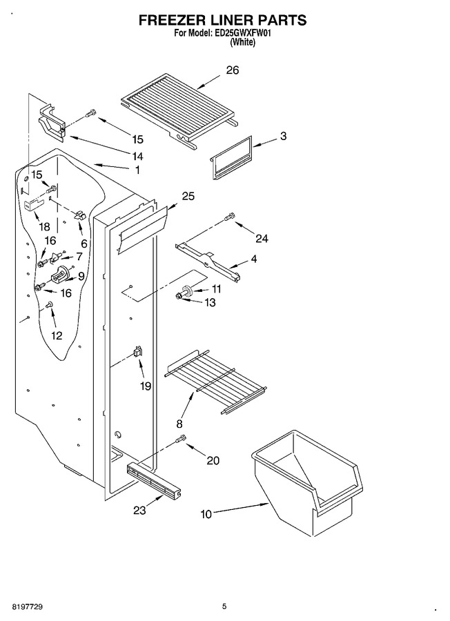 Diagram for ED25GWXFW01