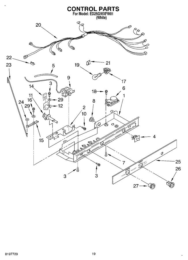 Diagram for ED25GWXFW01