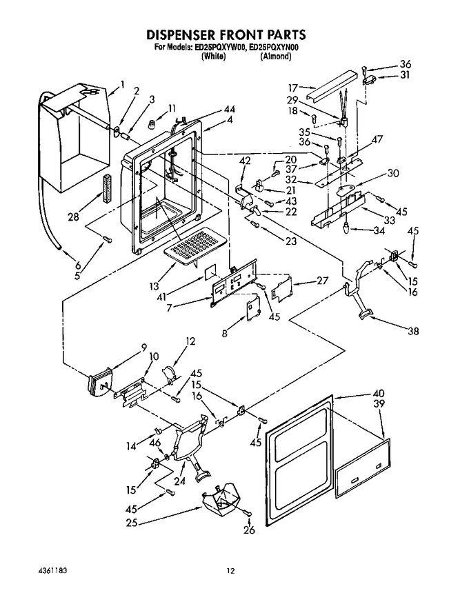 Diagram for ED25PQXYW00