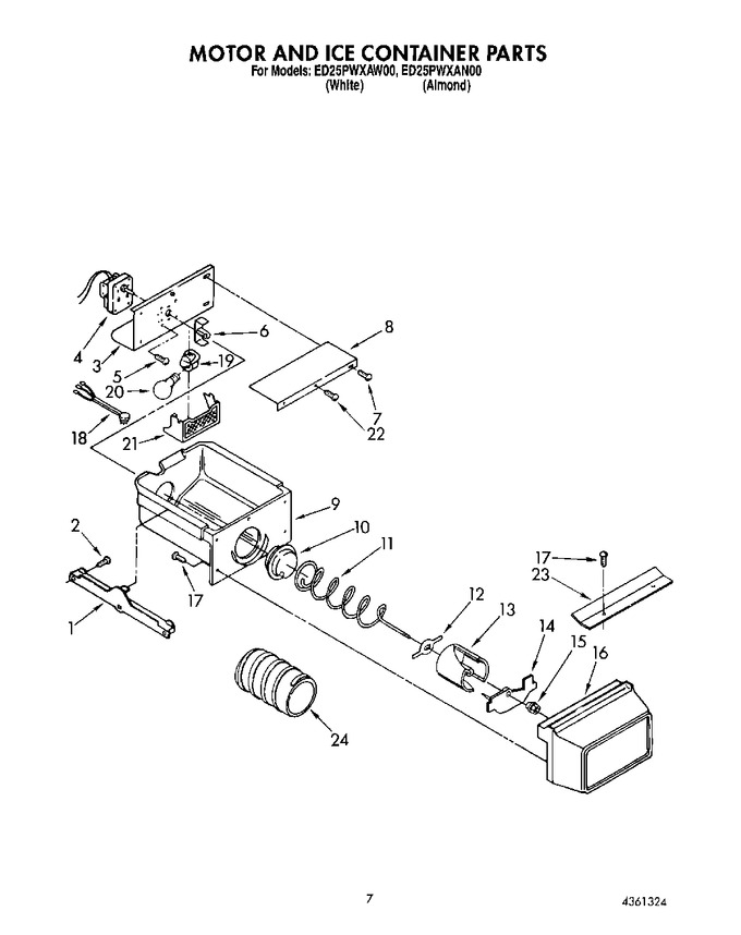 Diagram for ED25PWXAW00