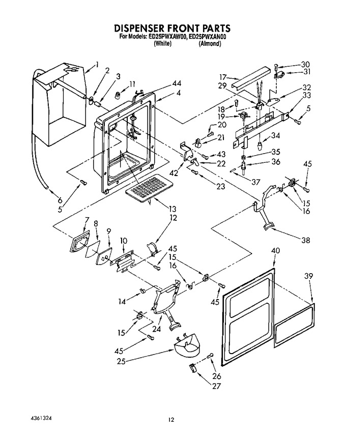 Diagram for ED25PWXAW00