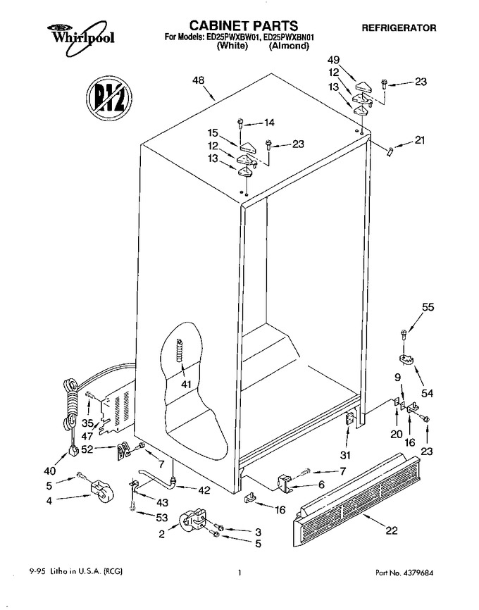 Diagram for ED25PWXBW01