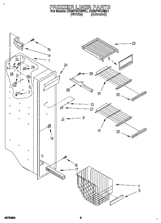 Diagram for ED25PWXBW01