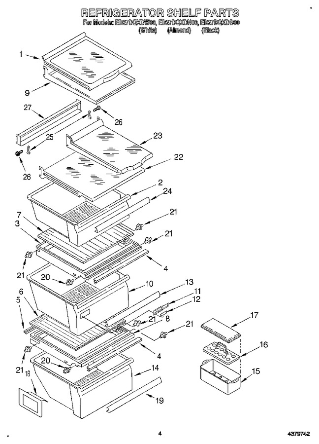 Diagram for ED27DQXDW00