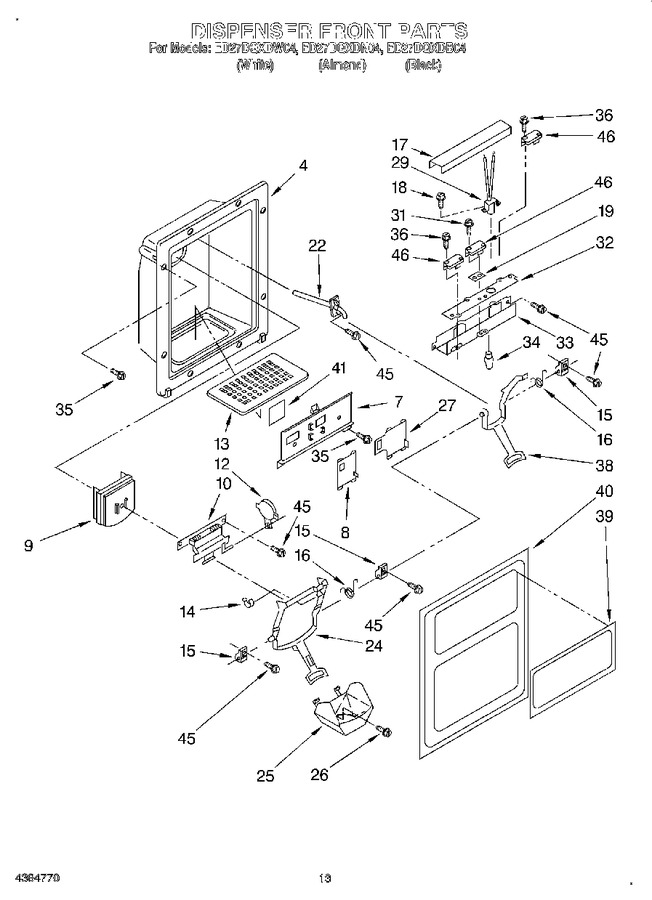 Diagram for ED27DQXDB04