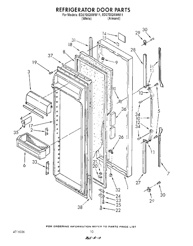 Diagram for ED27DQXWW11