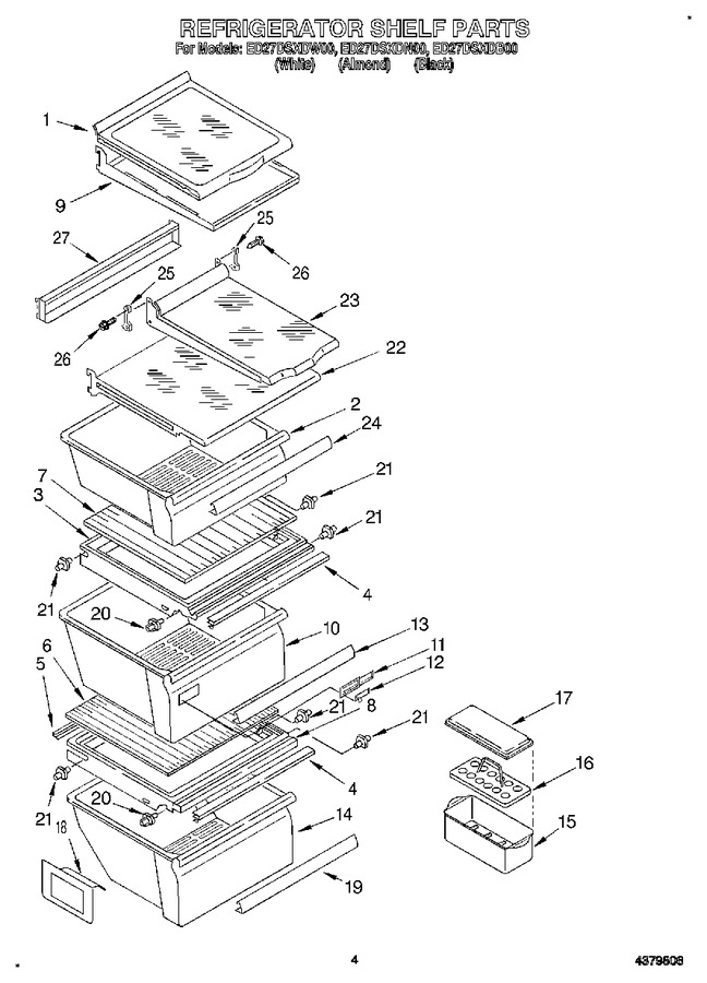 Diagram for ED27DSXDB00