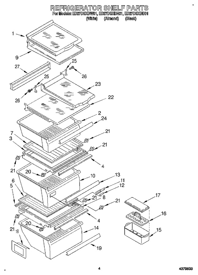 Diagram for ED27DSXDW01