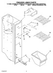 Diagram for 04 - Freezer Liner Parts
