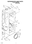 Diagram for 02 - Refrigerator Liner Parts