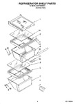 Diagram for 03 - Refrigerator Shelf Parts