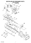Diagram for 05 - Motor And Ice Container Parts