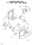 Diagram for 08 - Dispenser Front Parts