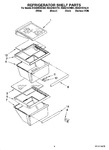 Diagram for 03 - Refrigerator Shelf Parts