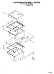 Diagram for 03 - Refrigerator Shelf Parts
