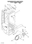 Diagram for 02 - Refrigerator Liner Parts
