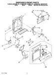 Diagram for 08 - Dispenser Front Parts