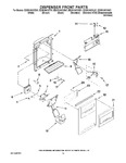 Diagram for 08 - Dispenser Front Parts
