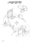 Diagram for 08 - Dispenser Front Parts