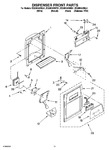 Diagram for 08 - Dispenser Front Parts