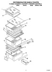 Diagram for 03 - Refrigerator Shelf Parts