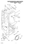 Diagram for 02 - Refrigerator Liner Parts