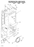 Diagram for 02 - Refrigerator Liner Parts
