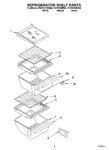 Diagram for 03 - Refrigerator Shelf Parts