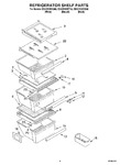 Diagram for 03 - Refrigerator Shelf Parts