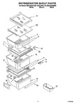 Diagram for 03 - Refrigerator Shelf Parts