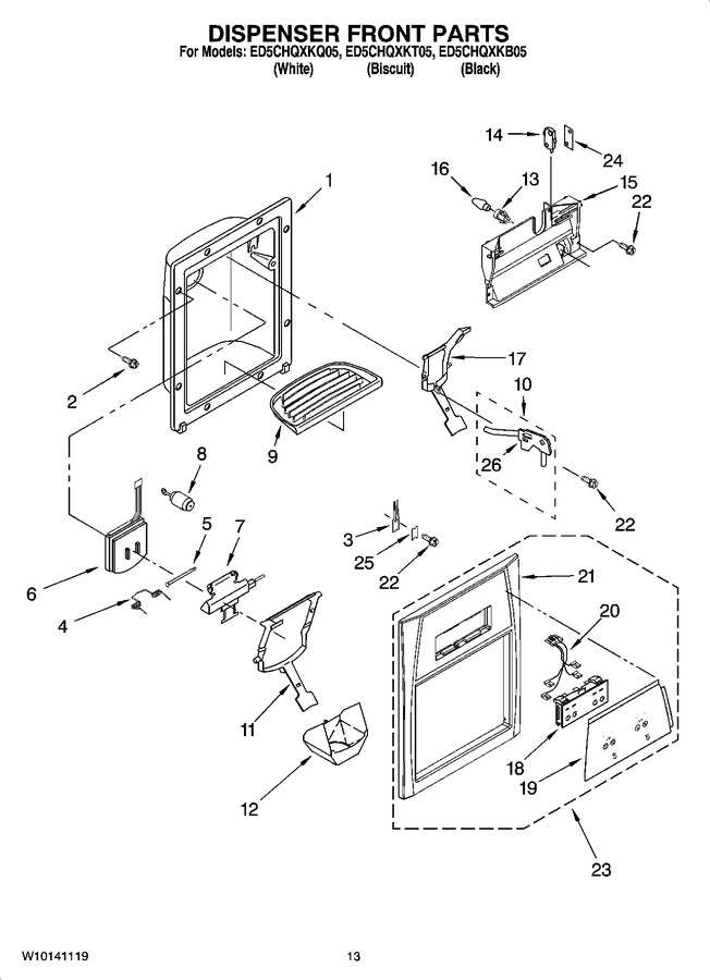 Diagram for ED5CHQXKB05