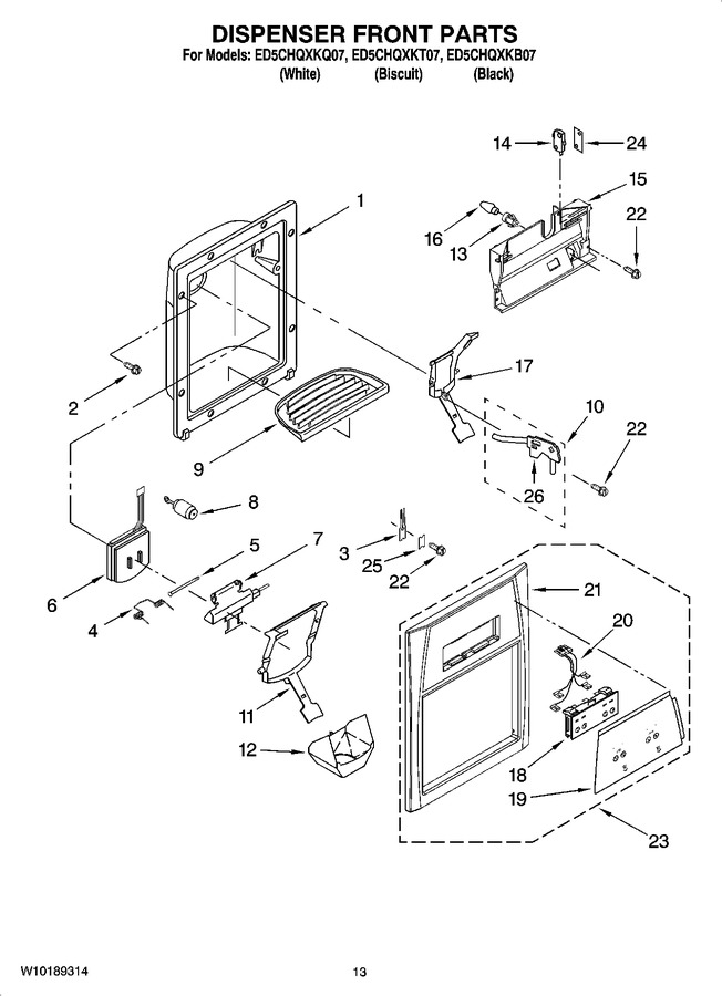 Diagram for ED5CHQXKT07