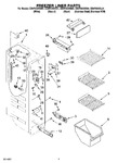 Diagram for 04 - Freezer Liner Parts