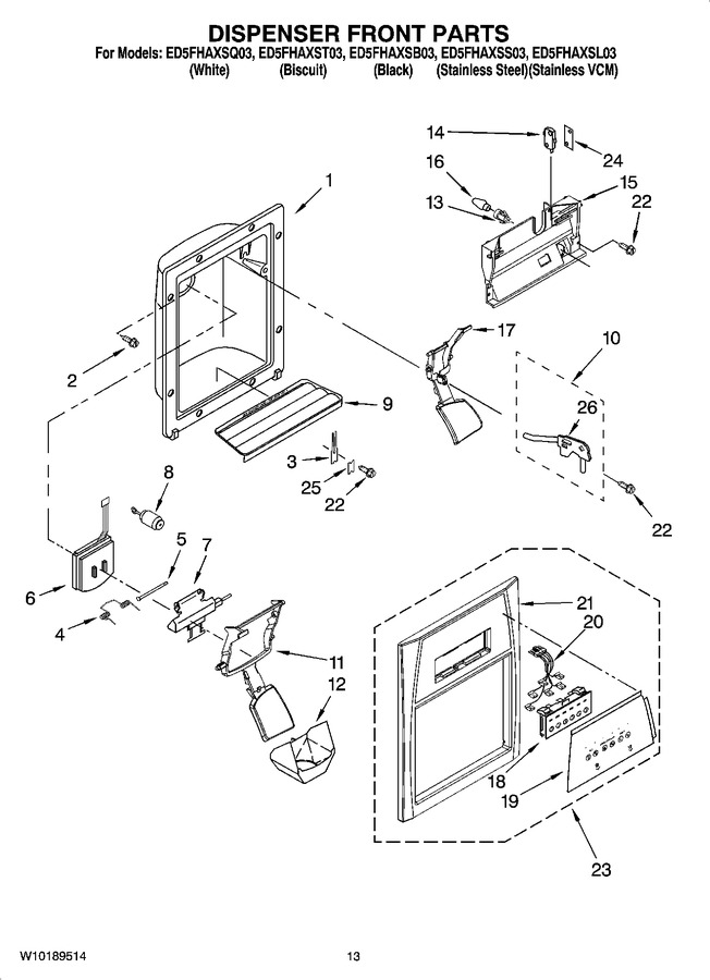 Diagram for ED5FHAXSS03