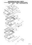 Diagram for 03 - Refrigerator Shelf Parts