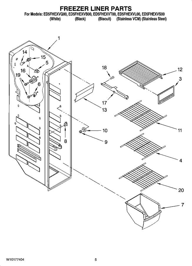 Diagram for ED5FHEXVT00
