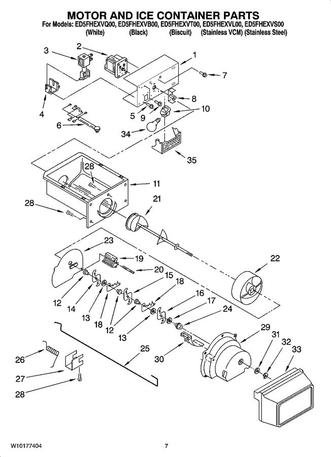 Diagram for ED5FHEXVT00