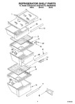 Diagram for 03 - Refrigerator Shelf Parts