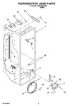 Diagram for 02 - Refrigerator Liner Parts